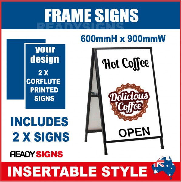 Frame Sign Insertable - 600mm x 900mm